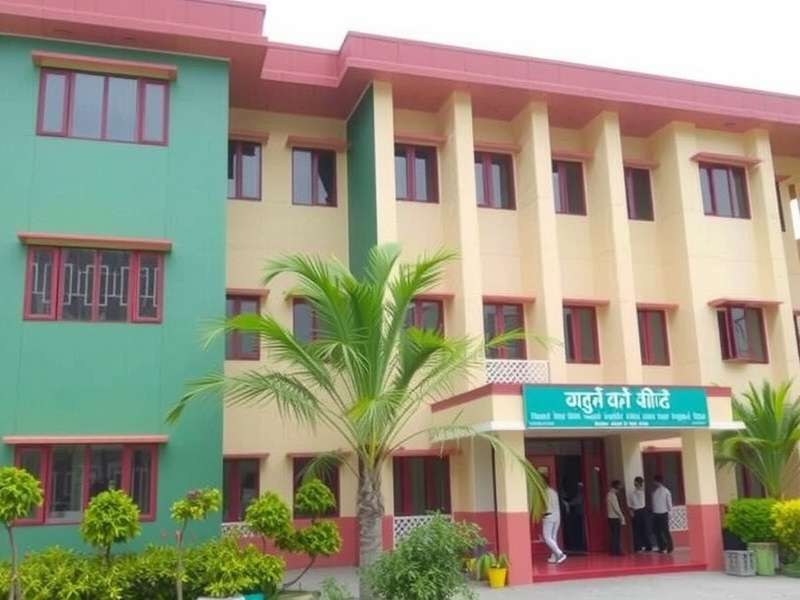 Primary school students learning