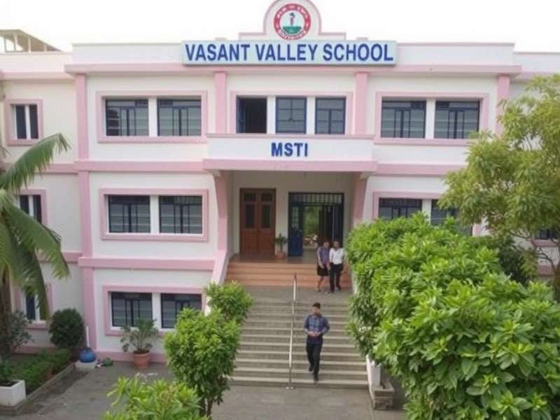 Vasant Valley School campus building